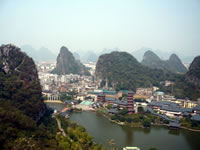 Guilin City from Fubo Hill