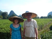 J&M in tea plantation
