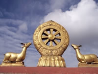 Dharma Wheel, Jokhang Temple, Lhasa